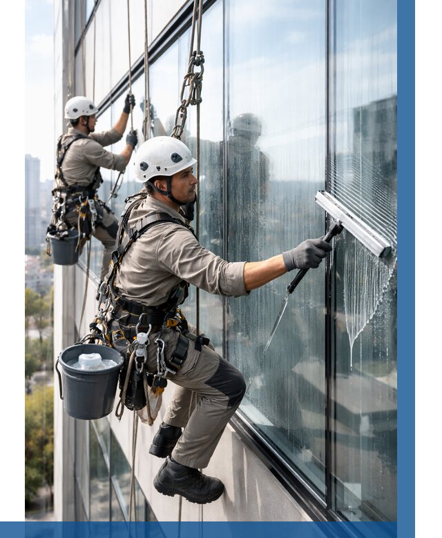 Мойка окон альпинистами в Рыбинске от 4684 р. | ВЫСОТНИК-Рбн