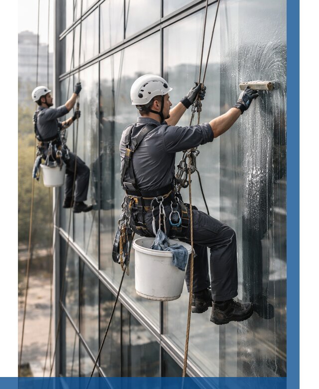 Мойка сплошного остекления в Рыбинске, заказать от 312 р.| ВЫСОТНИК-Рбн