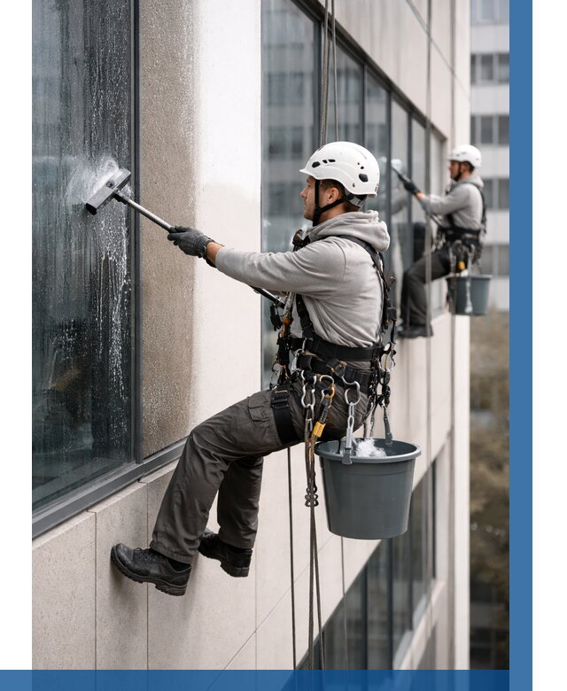 Мойка фасадов зданий в Рыбинске под ключ от 364 р. | ВЫСОТНИК-Рбн