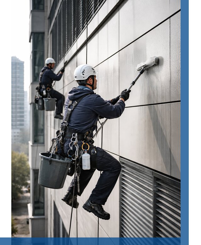 Мойка вентилируемого фасада в Рыбинске от 260 р. | ВЫСОТНИК-Рбн