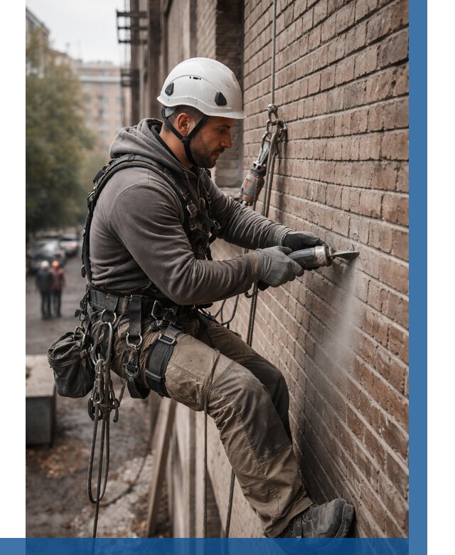 Расшивка кирпичных швов в Рыбинске от 624 р. | ВЫСОТНИК-Рбн