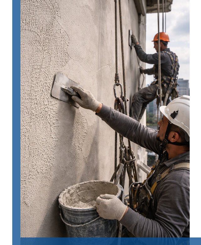 Декоративная штукатурка фасада с утеплением и защитой в Рыбинске