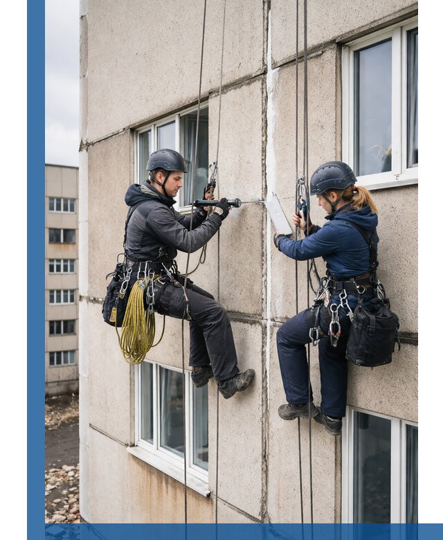 Герметизация межпанельных швов тёплым швом в Рыбинске