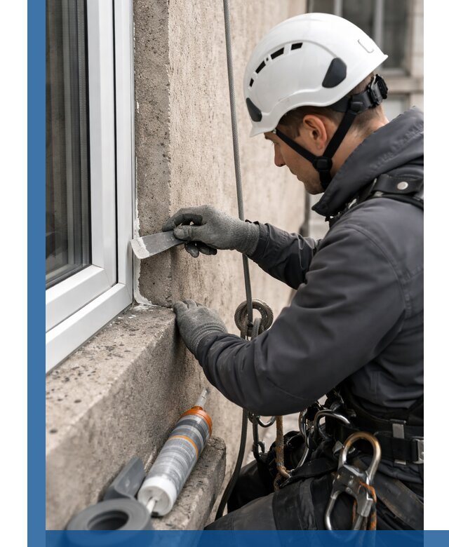 Герметизация монтажных швов окон в Рыбинске с гарантией качества