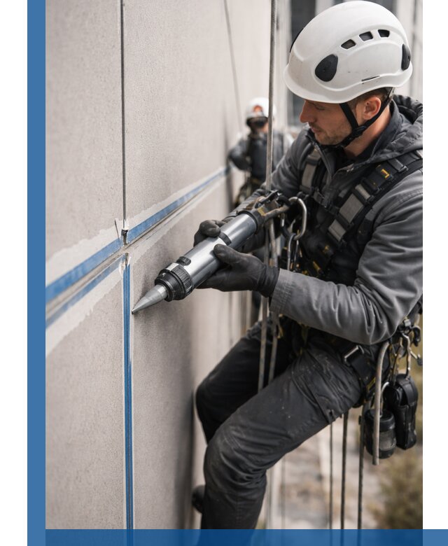 Герметизация стыков фасадных панелей в Рыбинске качественно и быстро