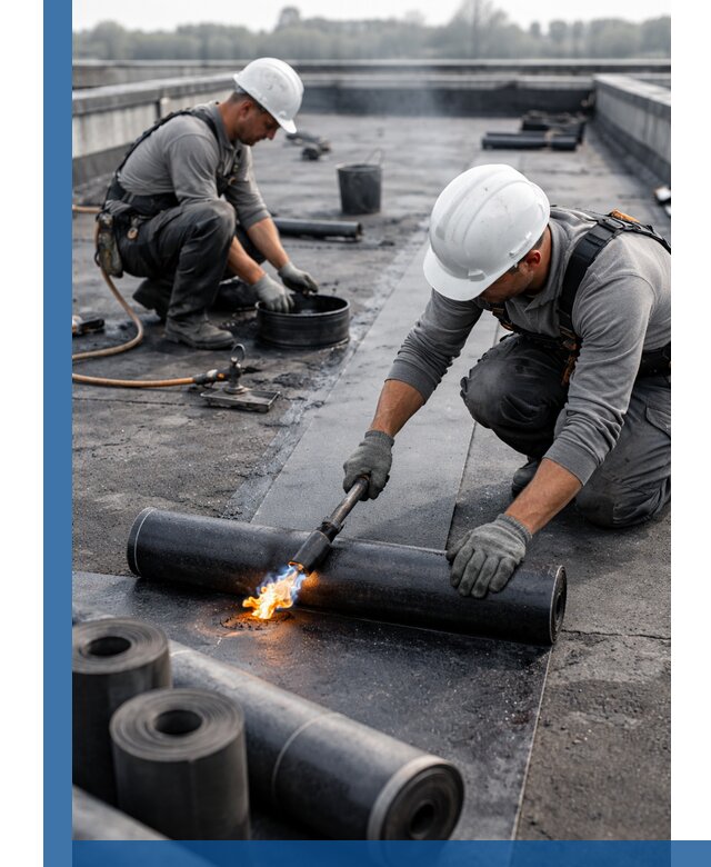 Ремонт рулонной кровли в Рыбинске герметизация и восстановление