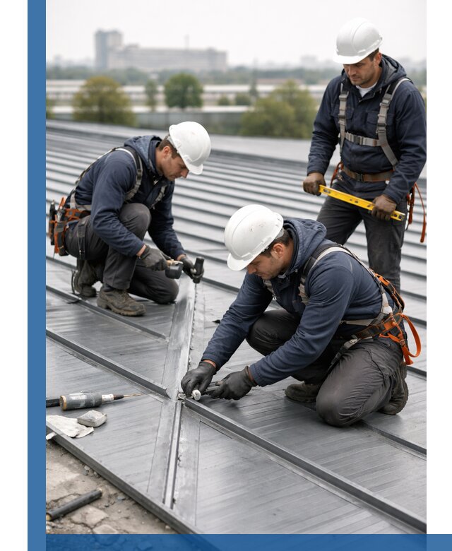 Ремонт фальцевой кровли в Рыбинске срочно и качественно