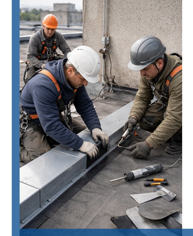 Ремонт кровельных примыканий в Рыбинске профессионально