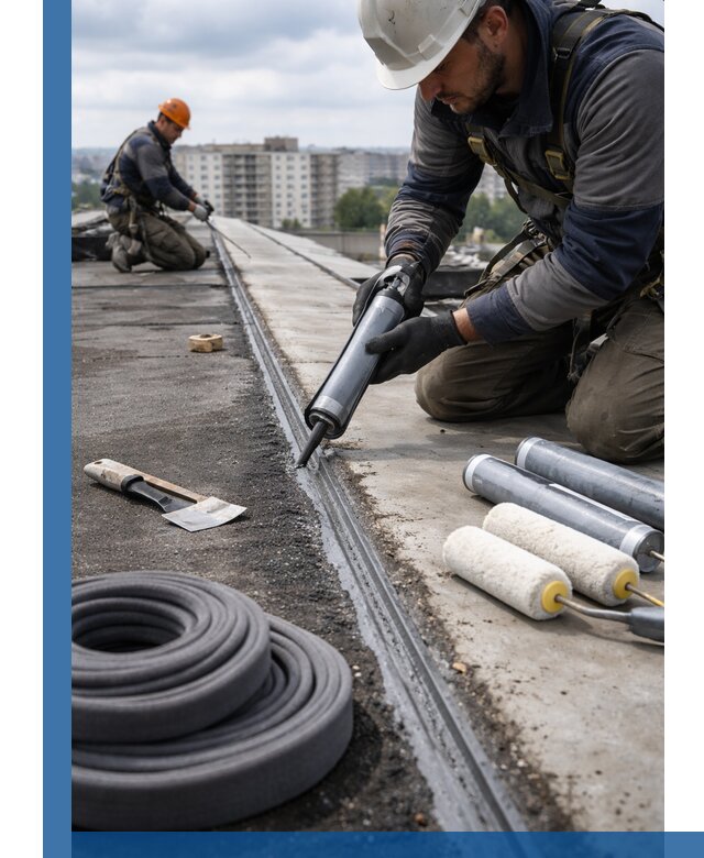 Герметизация швов кровли в Рыбинске с гарантией герметичности