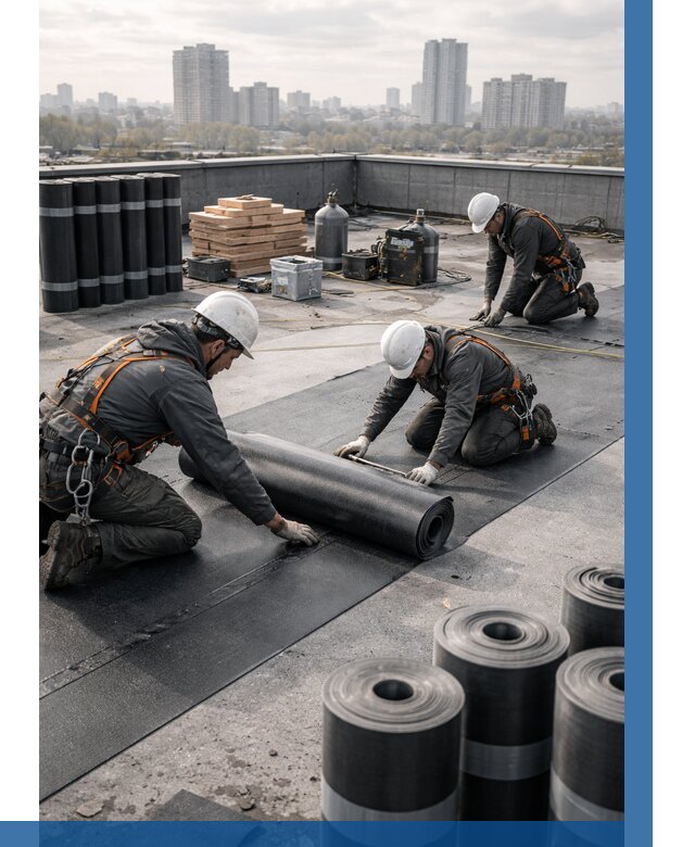 Монтаж мягкой кровли под ключ в Рыбинске от 468 р. | ВЫСОТНИК-Рбн