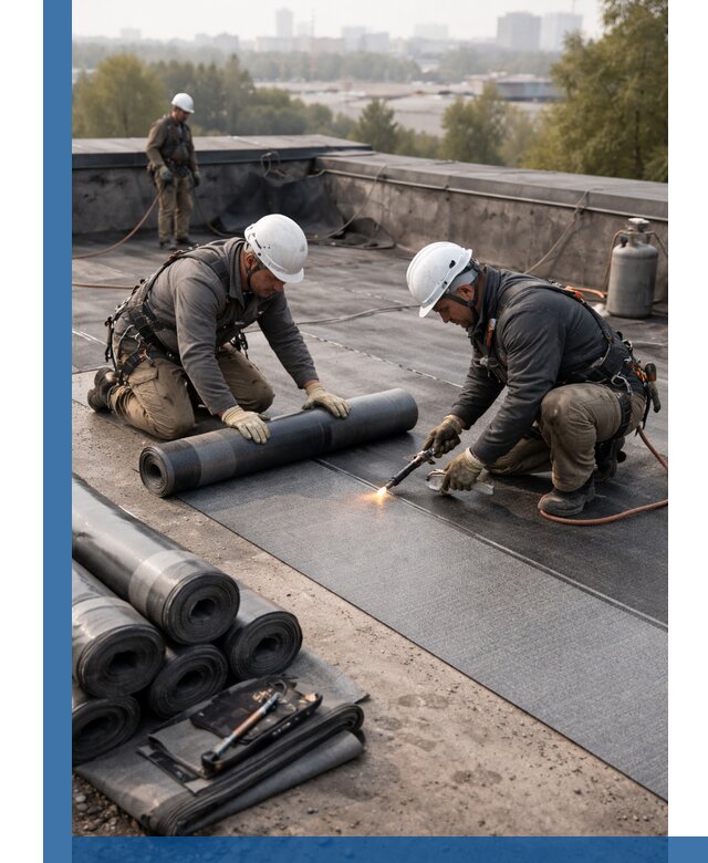 Монтаж мягкой кровли в Рыбинске профессионально и надежно