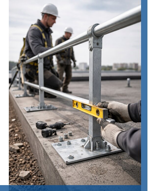 Монтаж кровельного ограждения в Рыбинске от 1249 р. | ВЫСОТНИК-Рбн