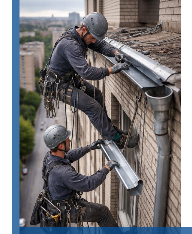 Ремонт водосточных желобов в Рыбинске, быстро и качественно