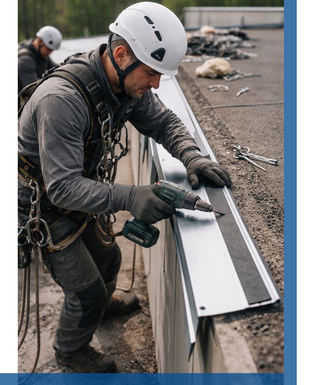 Монтаж капельника на кровле в Рыбинске от 312 р. | ВЫСОТНИК-Рбн