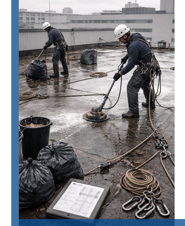 Плановая очистка кровли по графику в Рыбинске для безопасности