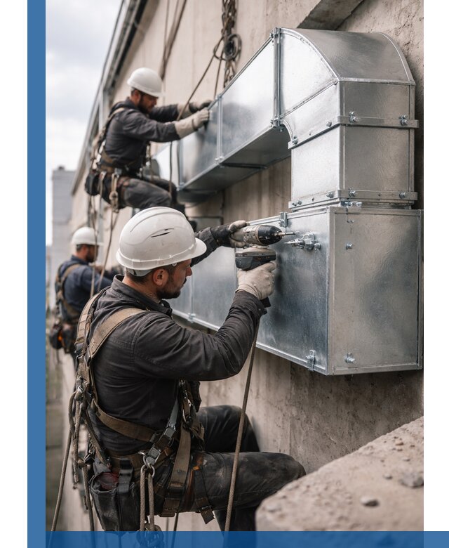 Профессиональный монтаж вентиляционных коробов в Рыбинске под ключ