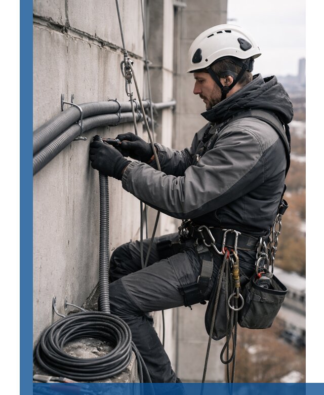 Профессиональный монтаж гофры для кабеля в Рыбинске с гарантией