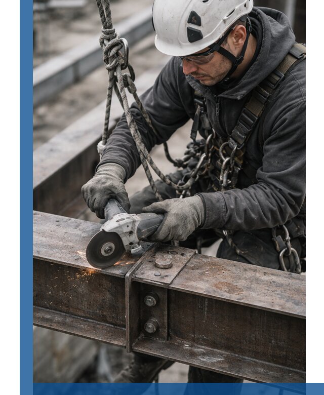 Резка металла на высоте в Рыбинске для зданий и конструкций