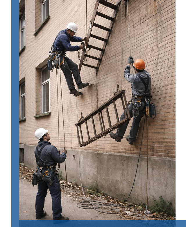 Демонтаж пожарной лестницы в Рыбинске быстро и безопасно