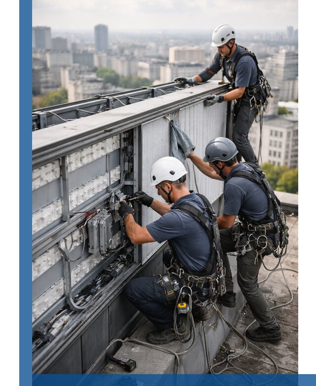 Профессиональное обслуживание крышной рекламы в Рыбинске под ключ