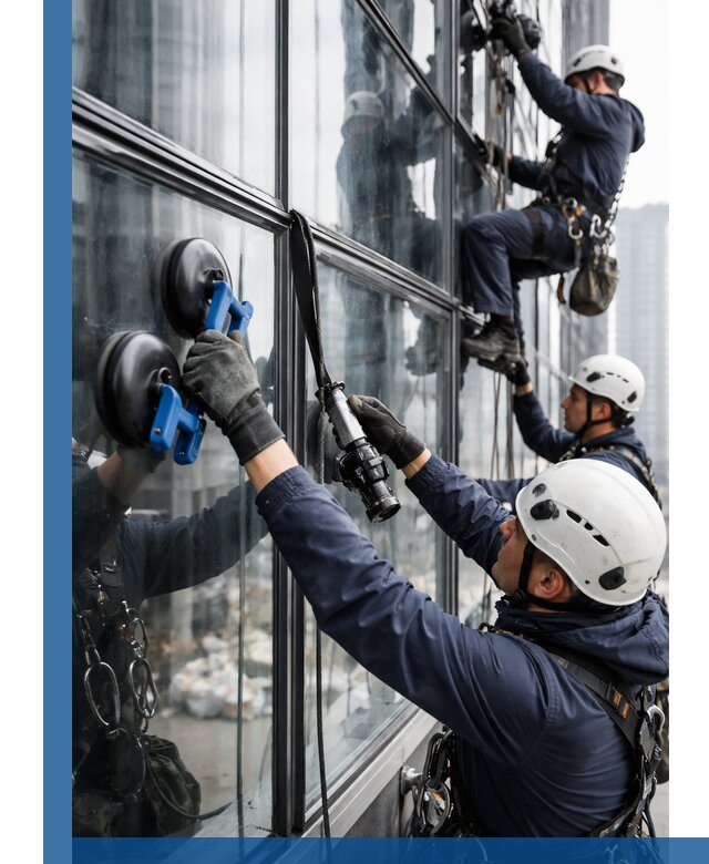 Радиусное остекление фасадов под ключ в Рыбинске с гарантиями