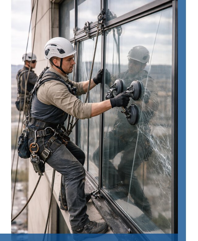 Замена стекла в витраже в Рыбинске под ключ от 8847 р. | ВЫСОТНИК-Рбн