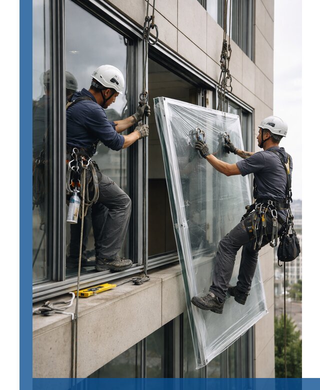 Профессиональная замена стекла в витраже в Рыбинске с гарантией