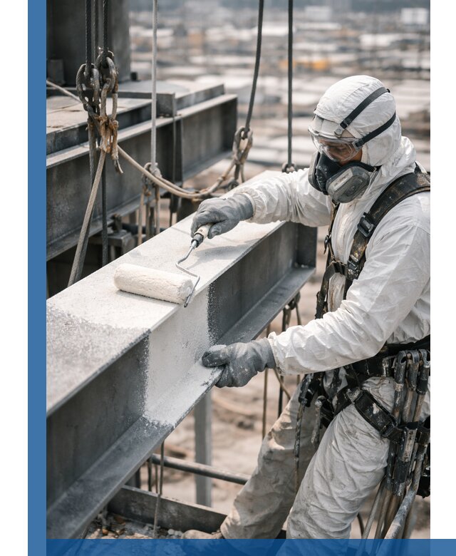 Профессиональная огнезащитная обработка металлоконструкций в Рыбинске