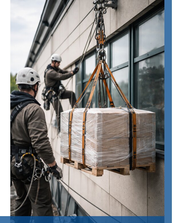 Подъем груза на высоту в Рыбинске от 3122 р. | ВЫСОТНИК-Рбн