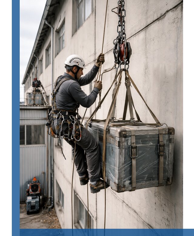 Подъем грузов на высоту в Рыбинске для промышленных объектов