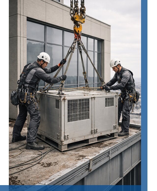 Такелажные работы на высоте в Рыбинске от 8326 р. | ВЫСОТНИК-Рбн