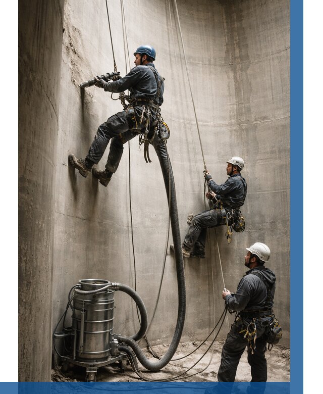 Зачистка силосов в Рыбинске от 4684 р. Договор и смета ВЫСОТНИК-Рбн