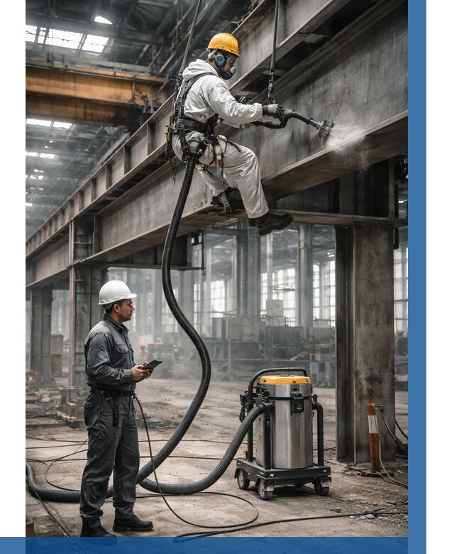 Обеспыливание конструкций в цехе в Рыбинске от 4371 р. | ВЫСОТНИК-Рбн