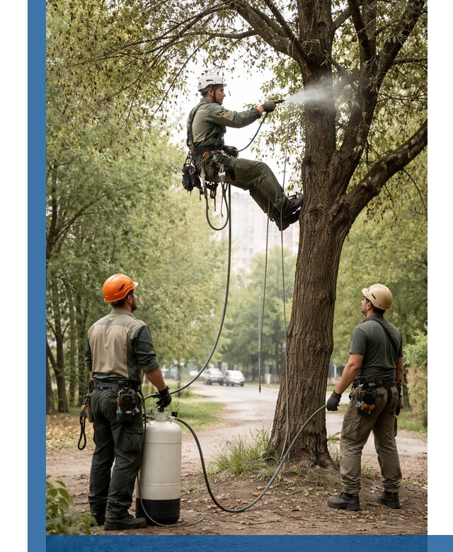 Обработка деревьев от вредителей в Рыбинске профессиональная защита