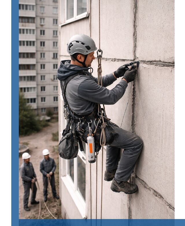 Обследование межпанельных швов и герметизация в Рыбинске