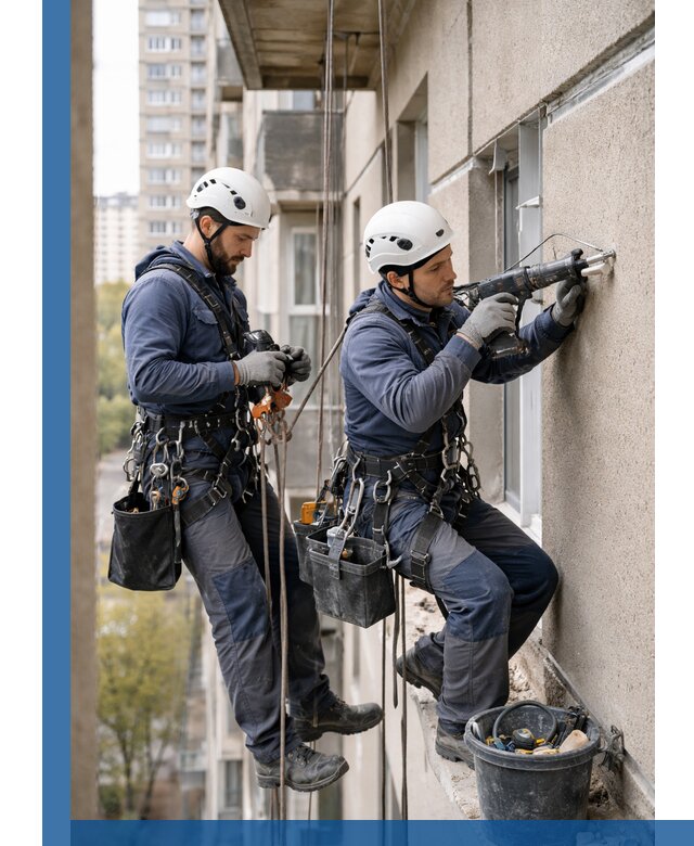 Промышленные альпинисты высотные работы и монтаж в Рыбинске